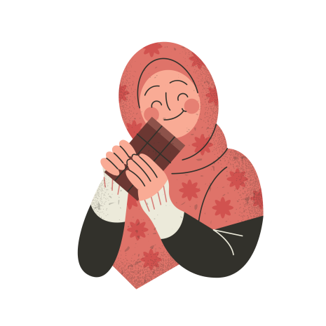 She likes chocolate because it’s delicious. (ảnh 1)