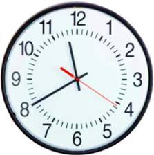 Đồng hồ chỉ mấy giờ? A. 11 giờ 40 phút B. 11 giờ 8 phút C. 8 giờ 12 phút D. 8 giờ 58 phút (ảnh 1)