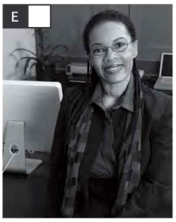 Task 1. Listen to five people talking about their jobs. Match the speakers (1-5) with the pictures (A-F). There is one extra picture that you should write (X). (ảnh 1)