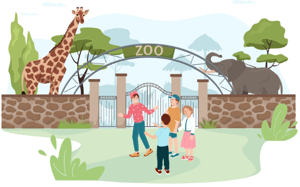 - What’s the weather like today? - It’s windy. They’re flying a kite. (ảnh 1)