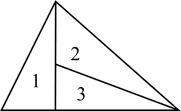Điền số thích hợp vào chỗ chấm   Hình trên có: …… hình tam giác (ảnh 2)