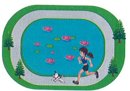 Một vòng quanh hồ dài 200 m. Mỗi buổi sáng, chị Hoa đều chạy 5 vòng. Vậy quãng đường chị Hoa chạy là:   	A. 400 m	B. 600 m	C. 800 m		D. 1 km (ảnh 1)