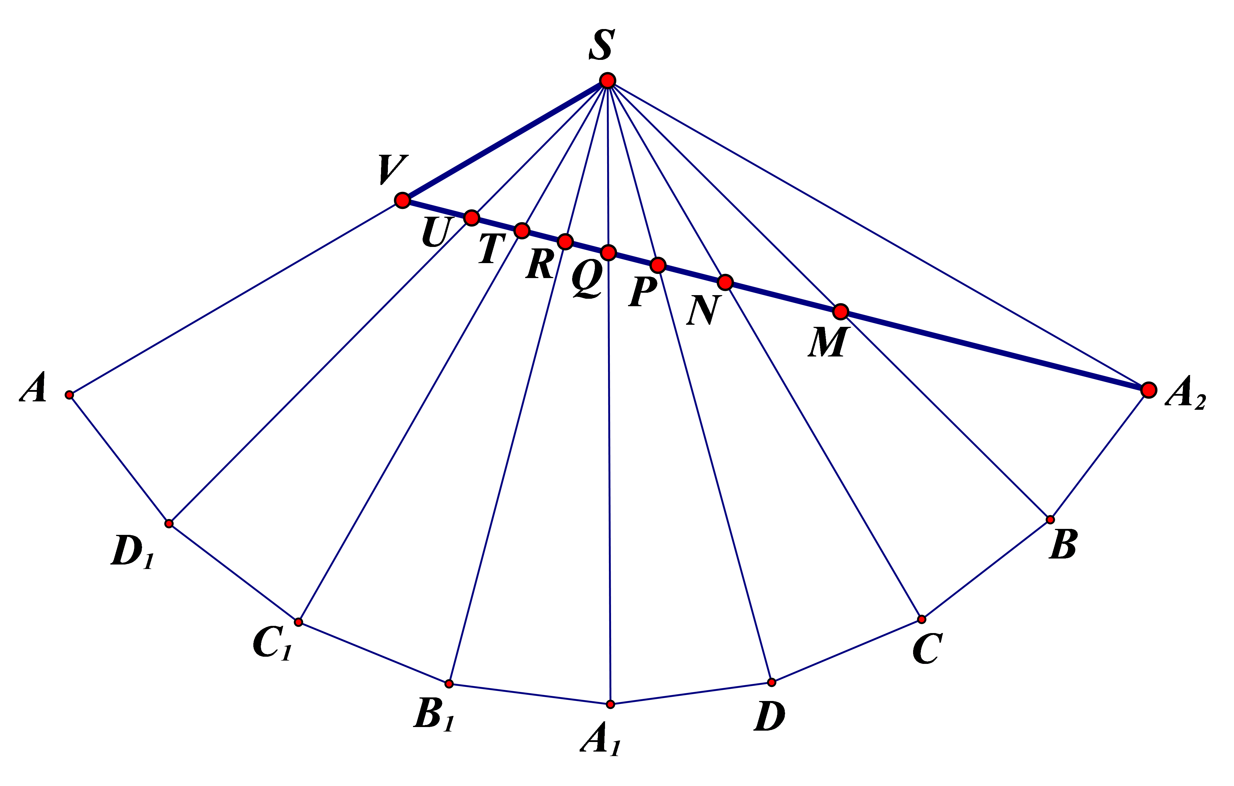 Để chuẩn bị ch&agrave;o đ&oacute;n năm mới xu&acirc;n B&iacute;nh Ngọ 2026, người ta cần trang tr&iacute; d&acirc;y đ&egrave;n Led quanh một to&agrave; nh&agrave; h&igrave;nh kim tự th&aacute;p l&agrave; h&igrave;nh ch&oacute;p tứ gi&aacute;c đều \(S.ABCD\). (ảnh 2)