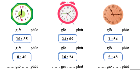 Đồng hồ chỉ mấy giờ (ảnh 1)