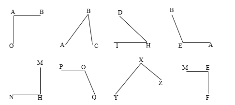 Dùng ê ke, hãy tìm góc vuông, góc không vuông trong các hình dưới đây: (ảnh 1)