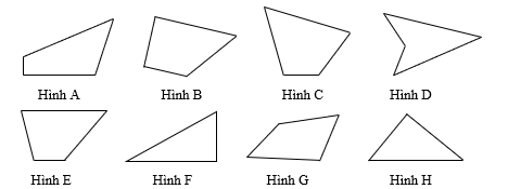 Hình nào dưới đây có góc vuông? (ảnh 1)