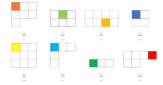 Điền số thích hợp vào chỗ chấm chỉ số phần đã tô màu (ảnh 1)