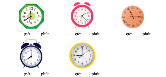 Đồng hồ chỉ mấy giờ (ảnh 1)