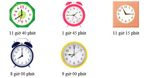 Đồng hồ chỉ mấy giờ (ảnh 2)