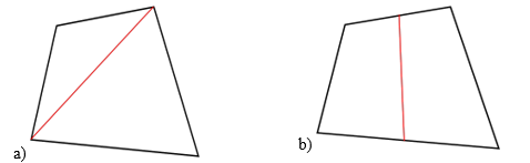 Kẻ th&ecirc;m 1 đoạn thẳng v&agrave;o mỗi h&igrave;nh dưới đ&acirc;y để được: (ảnh 2)