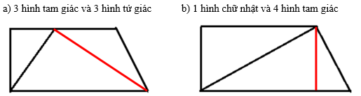 Kẻ th&ecirc;m một đoạn thẳng nữa để h&igrave;nh sau c&oacute;: (ảnh 2)