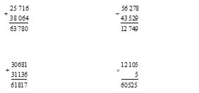 Đặt tính rồi tính:  25 716 + 38 064 (ảnh 1)
