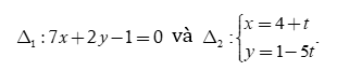 Xác định vị trí tương đối của hai đường thẳng (ảnh 1)
