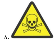 Biển báo nào dưới đây cảnh báo khu vực có từ trường mạnh? (ảnh 1)