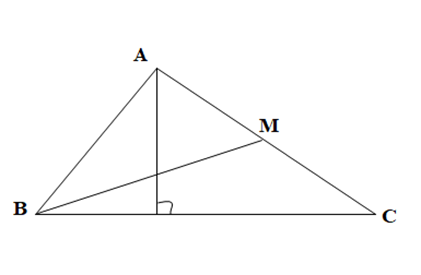 Trong mặt phẳng tọa độ, cho tam giác ABC có A(1;2), B (3;0) và C (- 2; - 1) a) Lập phương trình đường cao kẻ từ A b) Lập phương trình đường trung tuyến kẻ từ B (ảnh 1)