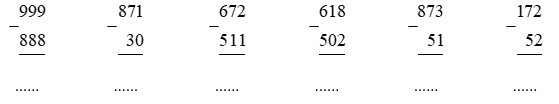tính 999 - 888 (ảnh 1)