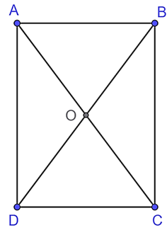 Cho hình chữ nhật ABCD có AB = 9 cm, BC = 12 cm. Chứng (ảnh 1)