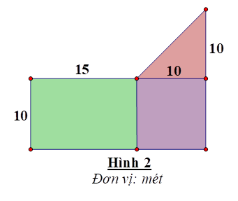 a) Em hãy tính diện tích phần đất trồng hoa Mai. b) Em hãy tính diện tích của cả khu vườn . (ảnh 1)