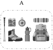 Đâu là đồ bơi của bạn nhỏ trong bài tập đọc trên? (ảnh 1)