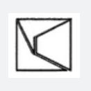 Select the alternative which represents three out of the five alternative figures which when fitted into each other form a complete square. (ảnh 2)