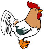Gà trống kiểu hoạt hình - Hình ảnh clipart vector miễn phí trên creazilla.com