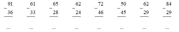 tính 91 - 36 (ảnh 1)
