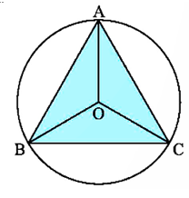 Cho tam giác ABC đều nội tiếp đường tròn (O) Các phép quay giữ nguyên tam giác ABC là (ảnh 1)