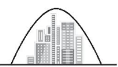 Cổng chào của một thành phố dạng hình parabol có chiều cao h = 25 m và khoảng cách giữa hai chân cổng là d = 120 m Hãy viết phương trình parabol của cổng chào. (ảnh 1)