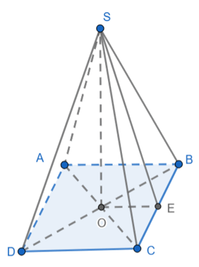 Nếu cạnh đáy của món đồ trang trí bằng 10 cm , góc giữa mặt bên và mặt đáy bằng bao nhiêu độ (làm tròn đến số nguyên gần nhất)? (ảnh 1)