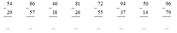 tính 54 - 29 (ảnh 1)