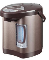 Một bình thủy điện (dùng để đun nước) có công suất không đổi, trên bình có nhiệt kế hiển thị nhiệt độ tức thời của nước trong bình. (ảnh 1)