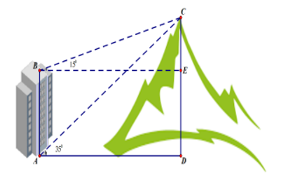 Một người quan sát đỉnh của một ngọn núi nhân tạo từ hai vị trí khác nhau của tòa nhà (ảnh 1)
