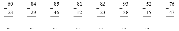 tính 60 - 23 (ảnh 1)