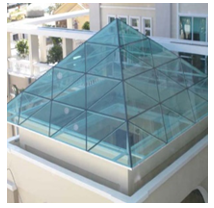 Mái che giếng trời của một ngôi nhà có dạng hình chóp tứ giác đều.  a) Biết mái che có độ dài cạnh (ảnh 1)