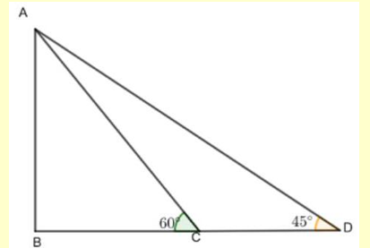 Có một tòa nhà với chiều cao chưa biết, nhưng từ một điểm quan sát cách chân tòa nhà một khoảng cách (ảnh 1)