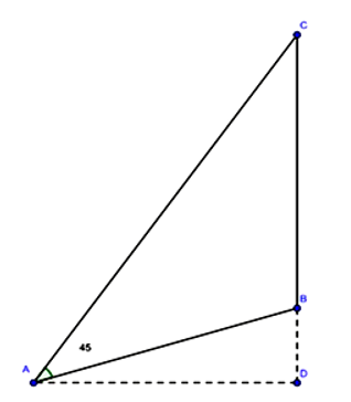 Tr&ecirc;n sườn đồi, với độ dốc 16\% (độ dốc của sườn đồi được t&iacute;nh bằng tang của g&oacute;c (ảnh 1)