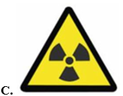 Biển báo nào dưới đây cảnh báo khu vực có từ trường mạnh? (ảnh 3)