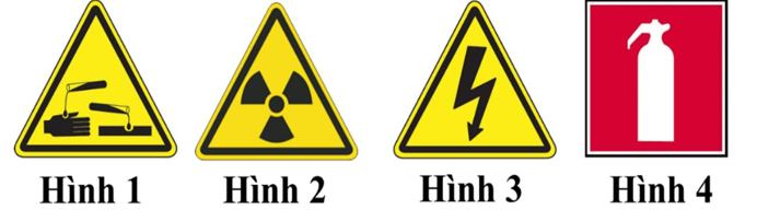 Trong các biển báo sau, biển nào cảnh báo nguy hiểm về điện? (ảnh 1)