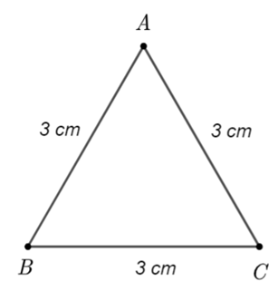 1) Vẽ tam giác đều ABC có cạnh AB = 3cm.  2) Mảnh vườn nhà ông Năm có dạng hình chữ nhật MNPQ (xem hình vẽ). Biết chiều dài 30 mét, chiều rộng 20 mét. (ảnh 2)