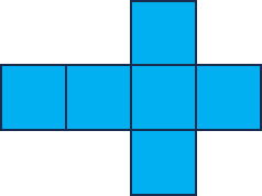 Trong các hình dưới đây, hình triển khai của hình lập phương là (ảnh 1)