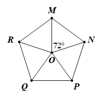 Cho ngũ giác đều MNPQR có tâm O.Phép quay nào với tâm O biến ngũ giác đều MNPQR thành chính nó? (ảnh 1)