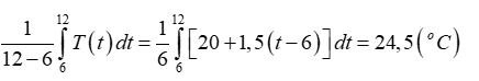 Nhiệt độ (tính bằng độ C tại thời điểm t (ảnh 1)