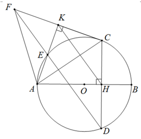 Cho đường tròn O đường kính AB (ảnh 1)