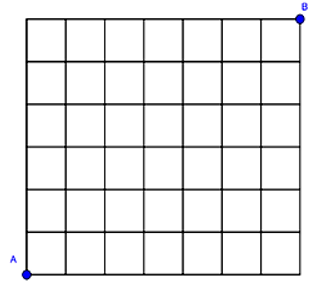 Trên bàn cờ 6x 7 như hình vẽ, người chơi chỉ được di chuyển quân cờ theo các cạnh của hình (ảnh 1)