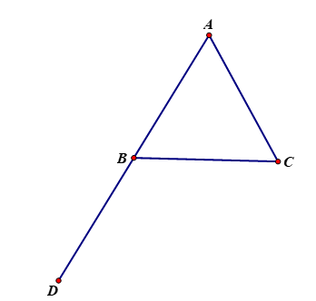 Cho tam giác \(ABC\) đều. Góc giữa hai véc tơ vecto {AB} \) và vecto {BC} \) bằng (ảnh 1)