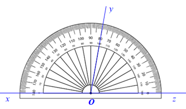 Cho hình vẽ:  Số đo của góc xOy là (ảnh 1)