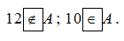 Cho A là tập hợp gồm các số tự nhiên chia hết cho 2, lớn hơn 0 và nhỏ hơn hoặc bằng 10.  a) Hãy viết tập hợp A bằng cách liệt kê các phần tử của tập hợp.  b) Điền kí hiệu thuộc;; không thuộc thích hợp vào chỗ trống (ảnh 2)