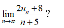 Cho cấp số cộng Un xác định bởi u_2} + {u_7} = 10 và {u_3} + {u_9} = 13 (ảnh 1)