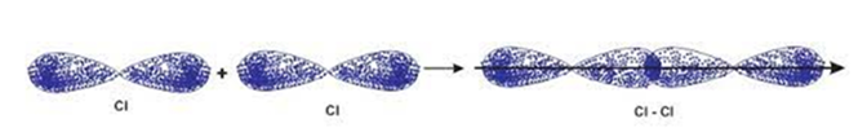 Liên kết trong phân tử nào sau đây được hình thành nhờ sự xen phủ orbital p–p?  (ảnh 1)