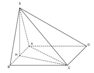 Cho hình chóp S.ABCD đáy là hình vuông cạnh a (ảnh 1)